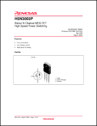 Click here to download H5N3003P Datasheet