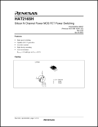 Click here to download HAT2165 Datasheet