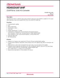 Click here to download HD49334 Datasheet