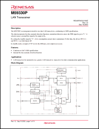 Click here to download M59330P Datasheet