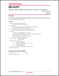 Click here to download M61523FP Datasheet