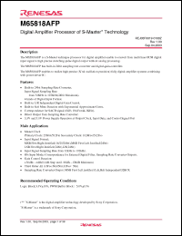 Click here to download M65818 Datasheet