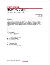 Click here to download R1LP0408CSP-5SC Datasheet