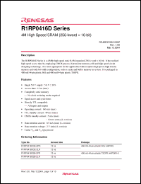 Click here to download R1RP0416DGE-2LR Datasheet