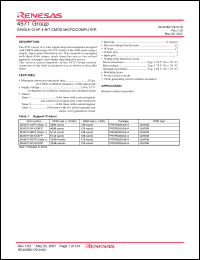 Click here to download M34571G4 Datasheet