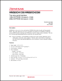 Click here to download HN58X24256FPIE Datasheet
