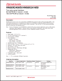 Click here to download HN58X2408SFPIE Datasheet