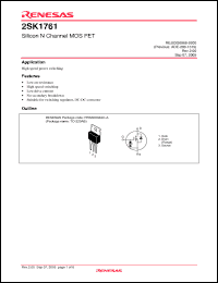 Click here to download 2SK1761-E Datasheet