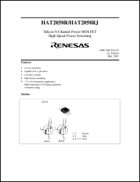 Click here to download HAT2058RJ Datasheet