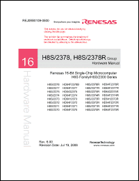 Click here to download H8S2370R Datasheet