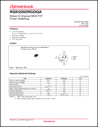 Click here to download RQK0202RGDQA Datasheet