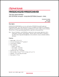 Click here to download HN58X2432SI Datasheet
