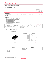 Click here to download HD74CBT1G126CME Datasheet