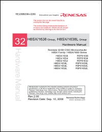 Click here to download H8SX1632 Datasheet
