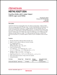 Click here to download HD74LV2GT125AUSE Datasheet