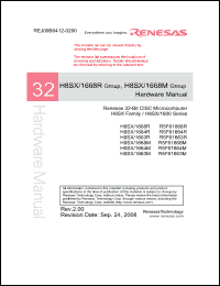 Click here to download R5F61663MD50FPV Datasheet