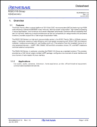 Click here to download R5F64169PFD Datasheet