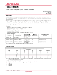 Click here to download HD74HC173FPEL Datasheet