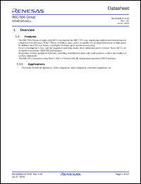 Click here to download R5F2138AANLG Datasheet