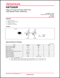 Click here to download HAT2092R-EL-E Datasheet