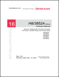Click here to download HD64338524 Datasheet