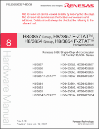 Click here to download HD64F3857 Datasheet