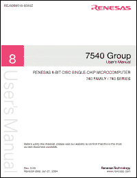 Click here to download M37540M2T-XXXGP Datasheet