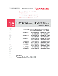 Click here to download HD64336032 Datasheet