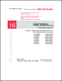 Click here to download HD6433664 Datasheet