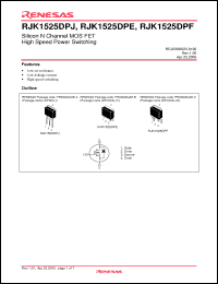 Click here to download RJK1525DPE-LE Datasheet