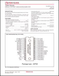 Click here to download M37544G2HP Datasheet