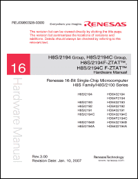 Click here to download HD6432194B Datasheet