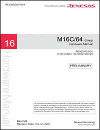 Click here to download R5F3640MDFB Datasheet