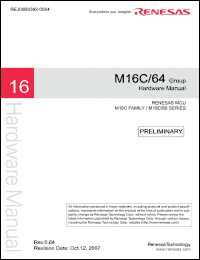 Click here to download R5F36406DFA Datasheet