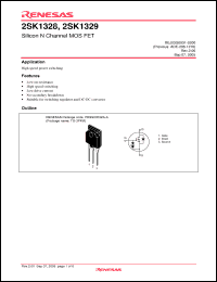 Click here to download 2SK1329-E Datasheet