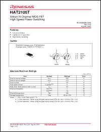 Click here to download HAT2105T-EL-E Datasheet