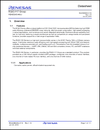 Click here to download R5F64178PFB Datasheet