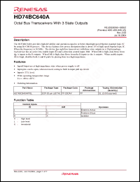 Click here to download HD74BC640AFPEL Datasheet