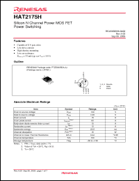 Click here to download HAT2175H Datasheet