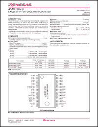 Click here to download M34519M6-XXXFP Datasheet