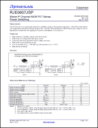 Click here to download RJE0607JSP Datasheet