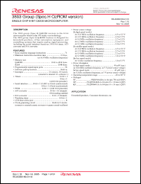 Click here to download M38039G8HSP Datasheet