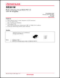 Click here to download BB301MAW-TL-E Datasheet