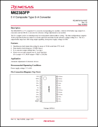 Click here to download M62383FP Datasheet