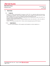 Click here to download R5F2135CADFP Datasheet