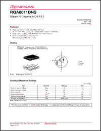 Click here to download RQA0011DNSTB-E Datasheet