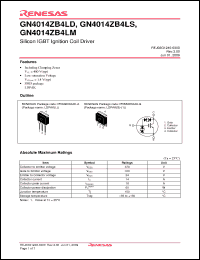 Click here to download GN4014ZB4LD_09 Datasheet