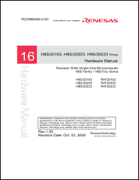 Click here to download H8S20223 Datasheet