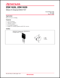 Click here to download 2SK1628-E Datasheet