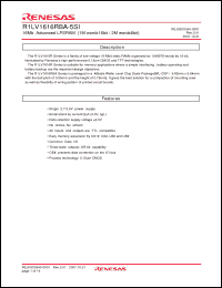 Click here to download R1LV1616RSD-5SR Datasheet